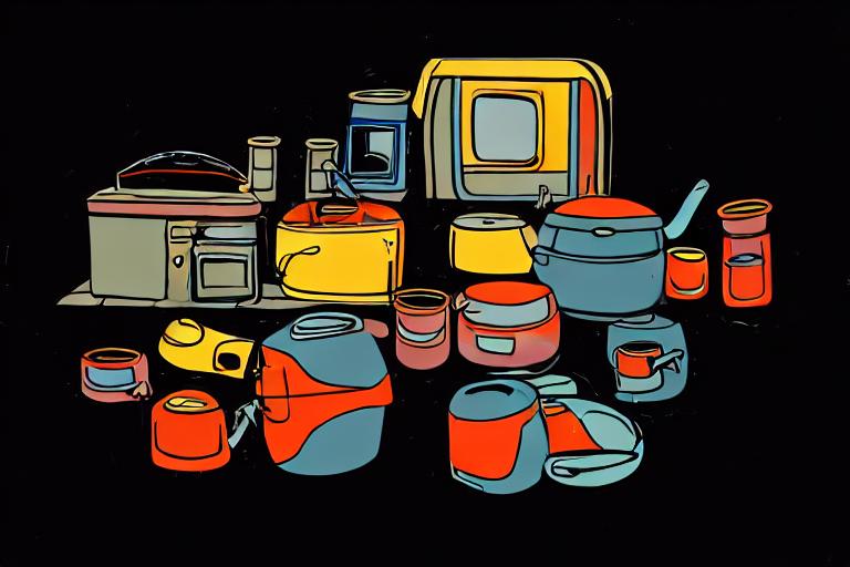 Explore camping cookware set in style
