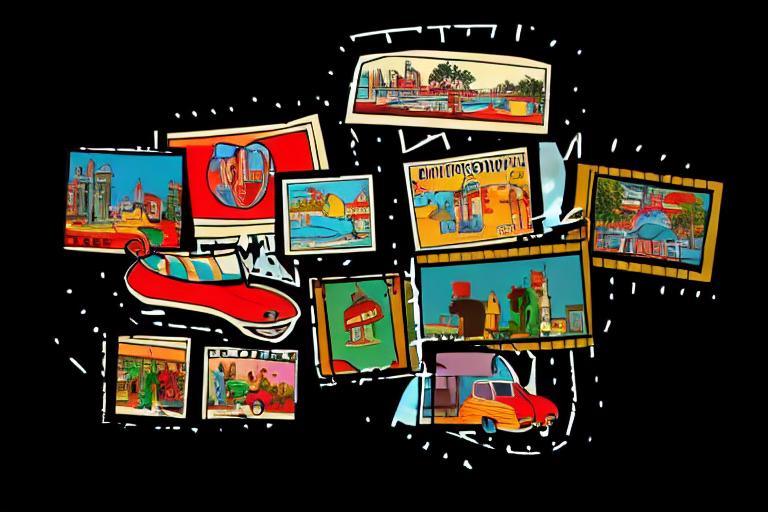 Explore collectible postcards in style