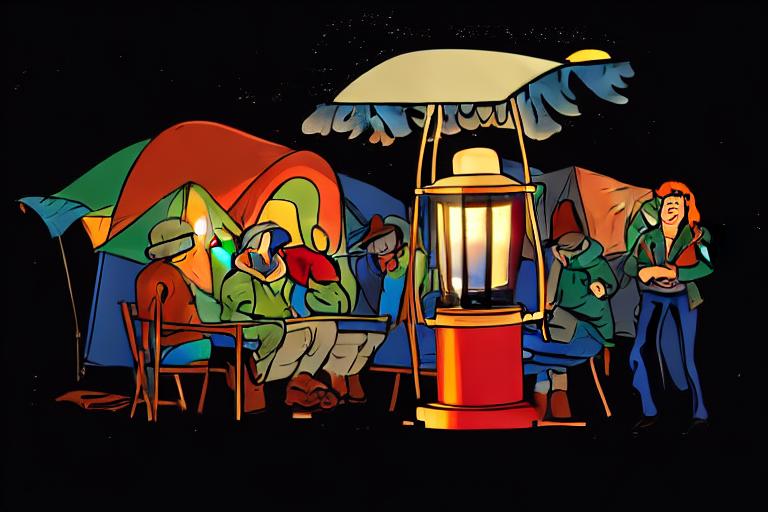 Explore portable camping lantern in style