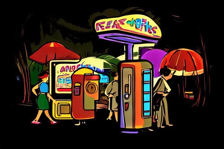 Explore Retro Snack Machines in style