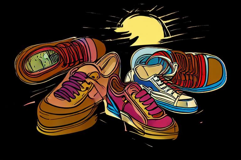 Explore retro sneakers in style