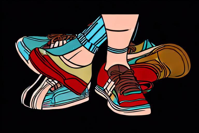 Explore retro sneakers in style