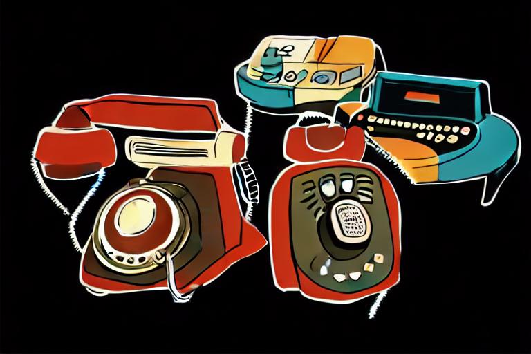Explore retro telephones in style