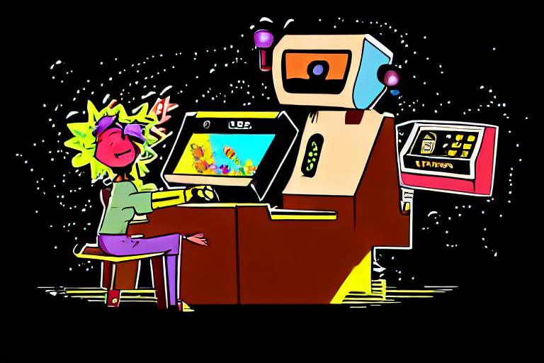 Explore video game joystick in style