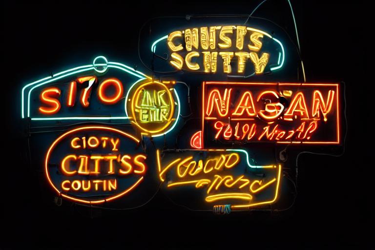 Explore Vintage Neon Signs in style