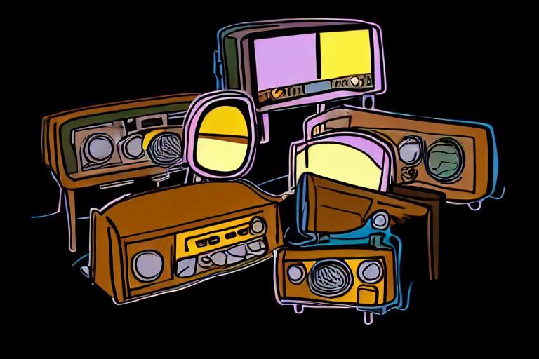 Explore vintage radios in style