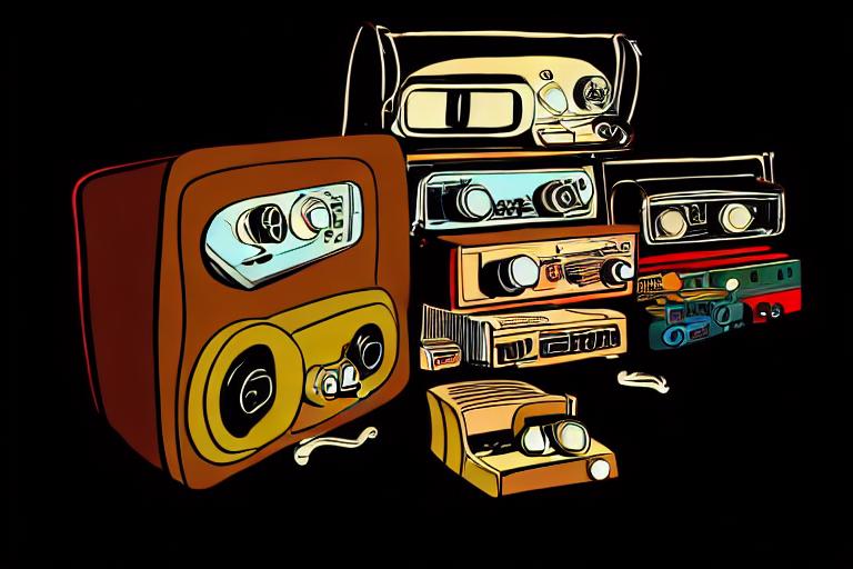 Explore vintage radios in style