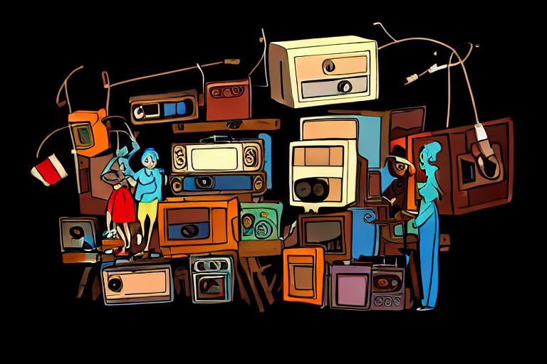 Explore vintage radios in style