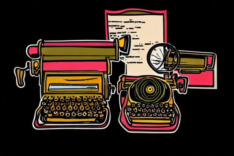 Explore vintage typewriters in style