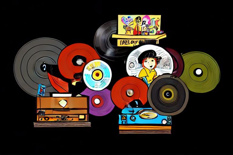 Explore vinyl records in style